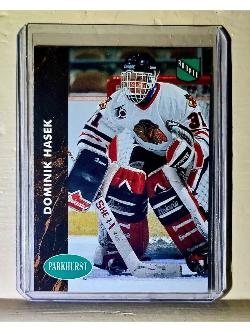 Dominik Hasek 1991-92 Pro Set Parkhurst #263 Hockey Card Chicago BlackHawks